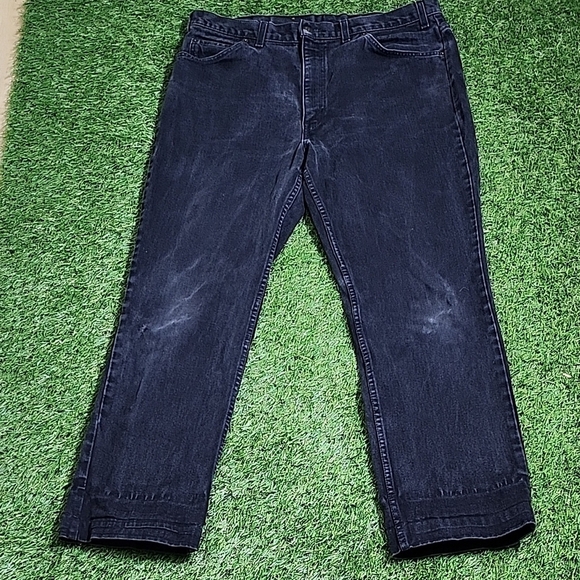 Levi's Men's Charcoal Jeans Orange Tab Vintage Made In Canada - Picture 4 of 9